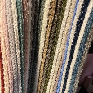 Multicolor Textured chenille scarf